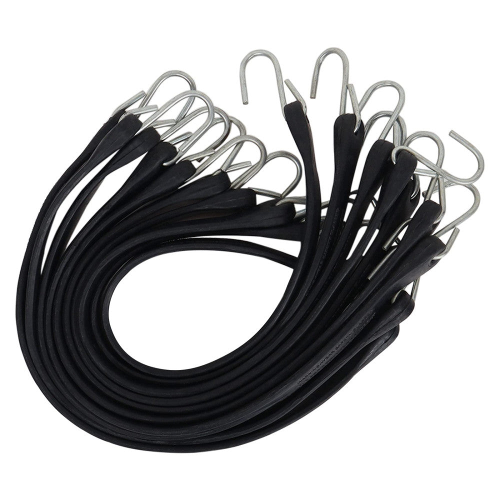 15'' Tie Down Straps for Outdoor, Tarp Covers, Canvas Canopies, Motorcycle, a...