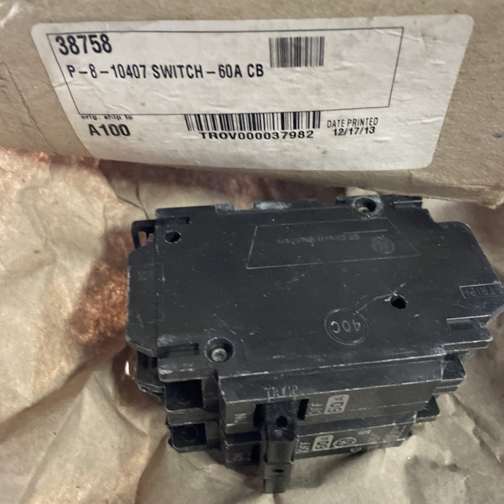 New Armstrong Furnace 38758 60A CIRCUIT BREAKER  Armstrong Furnace 38758 60A
