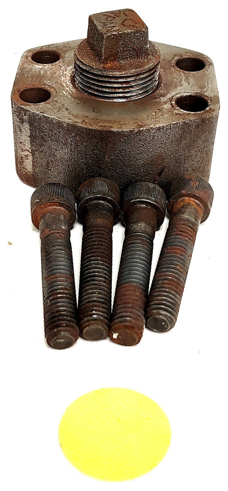 UNBRANDED ANCHOR FLANGE KIT W/ 7/16"-14 SOCKET HEX BOLTS STEEL MATERIAL