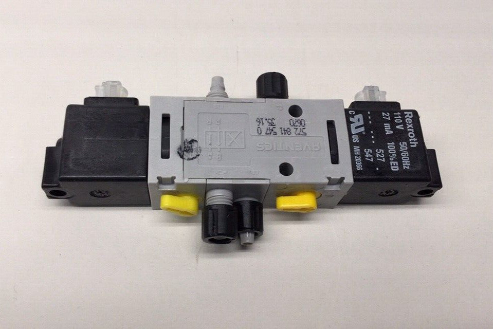 Aventics 572-841-547-0 Used Solenoid Valve 110V 50/60hz 5728415470 Rexroth