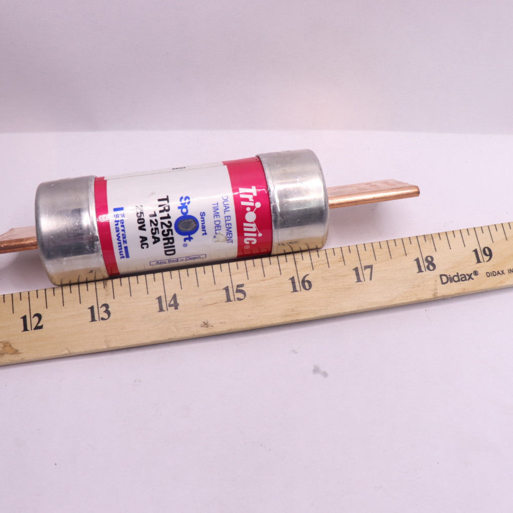 Tri-Onic Time-Delay Fuse 200kA 125A 250VAC/DC TR125RID