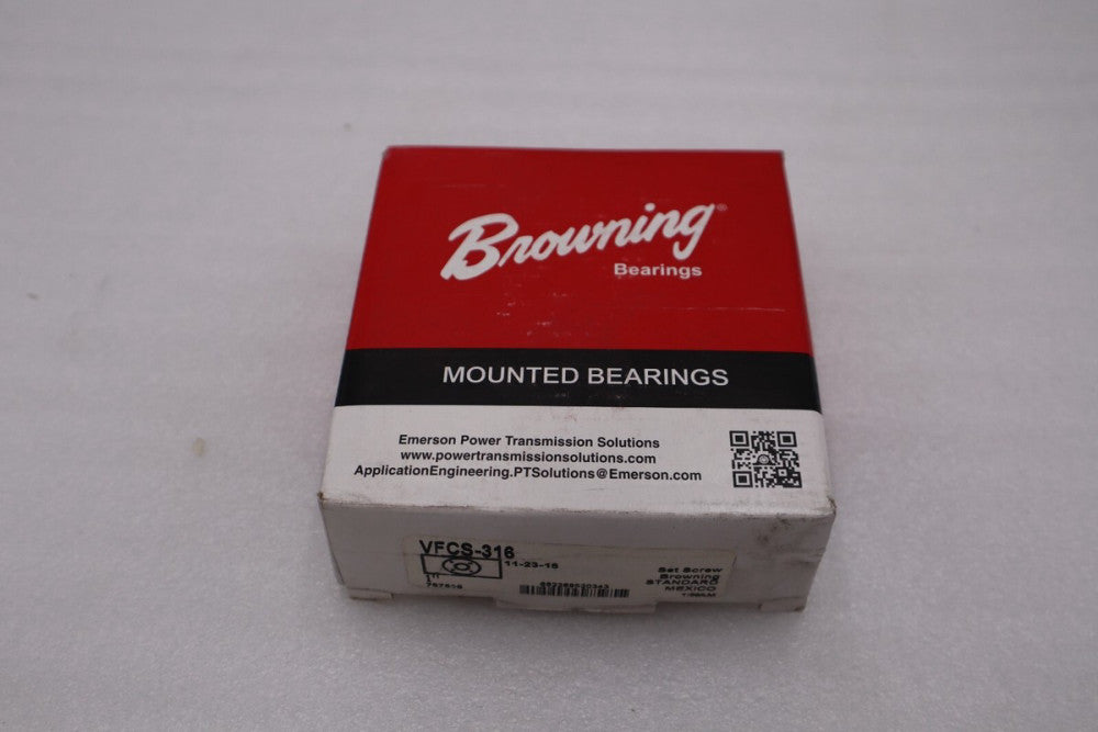 NEW Browning Mounted Bearings VFCS-316 Flange Block