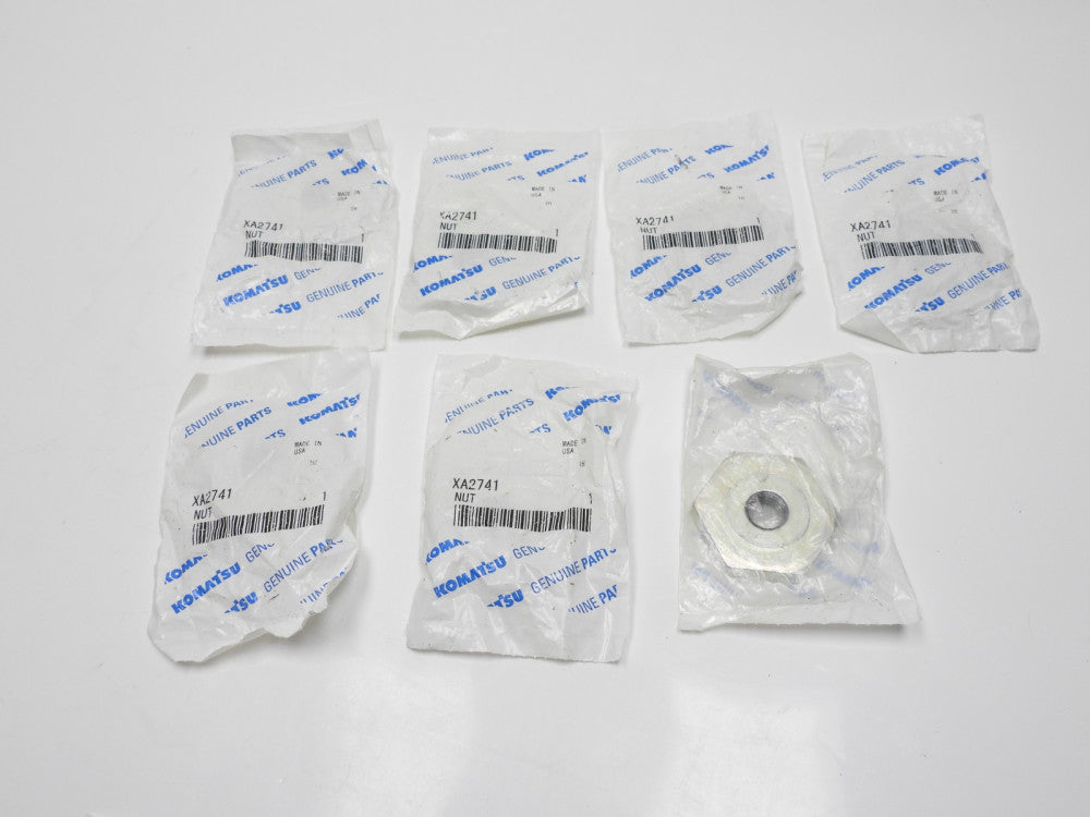 Lot of 7 Komatsu XA2741 Nut, 5/8" UNC Genuine OEM New