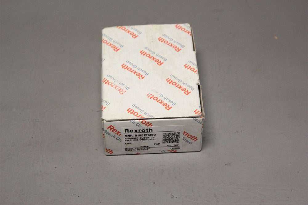 NEW REXROTH RUNNER BLOCK KWD-025-FNS-C1-N-1 R165121420