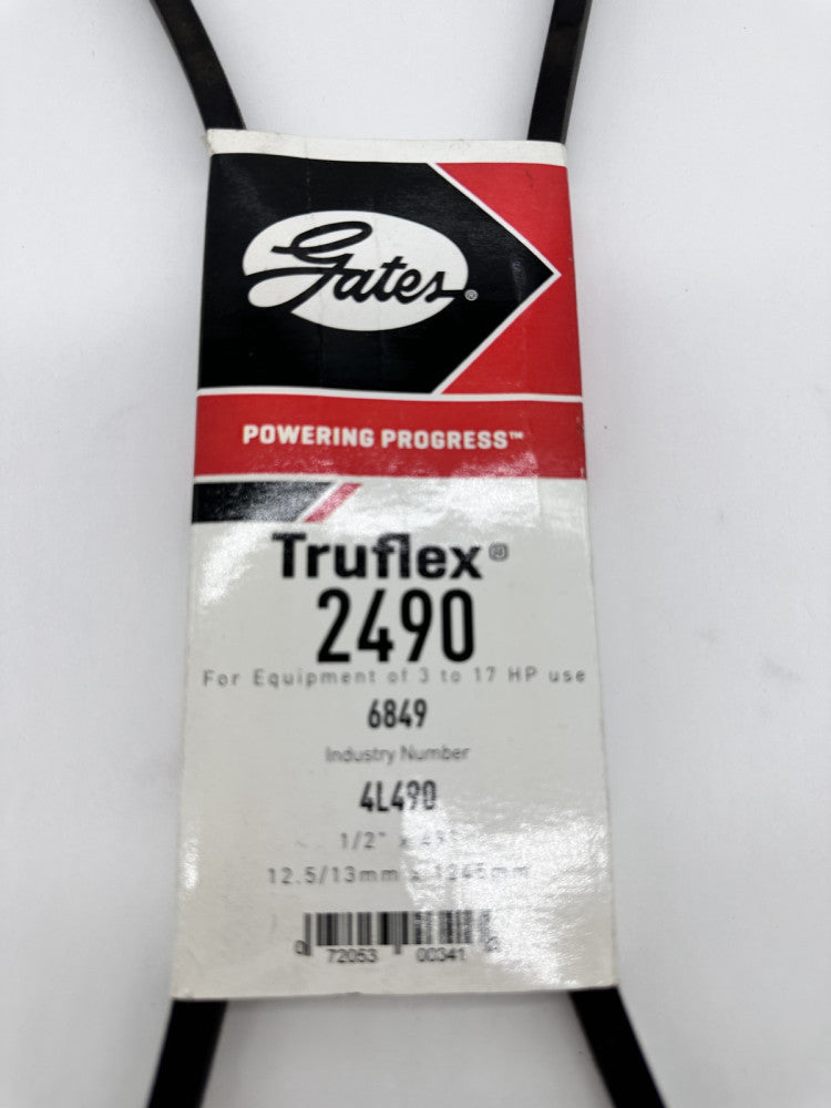 NEW Gates 2490 Truflex® V-Belt 1/2" X 49" 4L490 