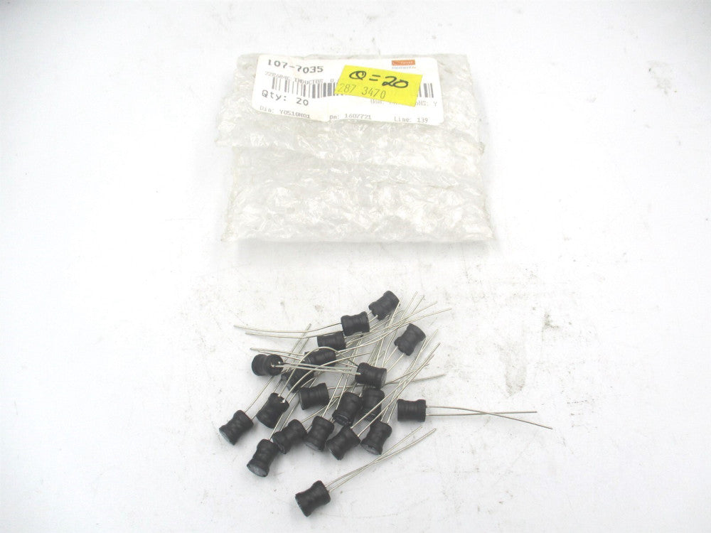 Farnell (22R684C) 680 UH 10% 250 mA Leaded Power Wirewound Inductors - Lot of 20