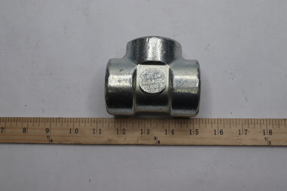 Pipe Tee Stainless Steel 1-1/8" x 1-1/8" x 1-1/8"