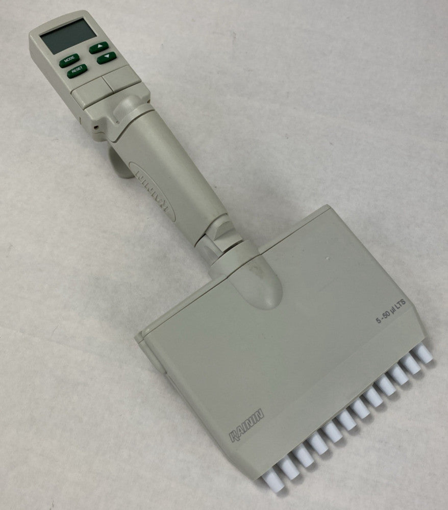 Rainin EDP3-Plus 5-50 uL LTS 12-Channel Digital Pipette Untested