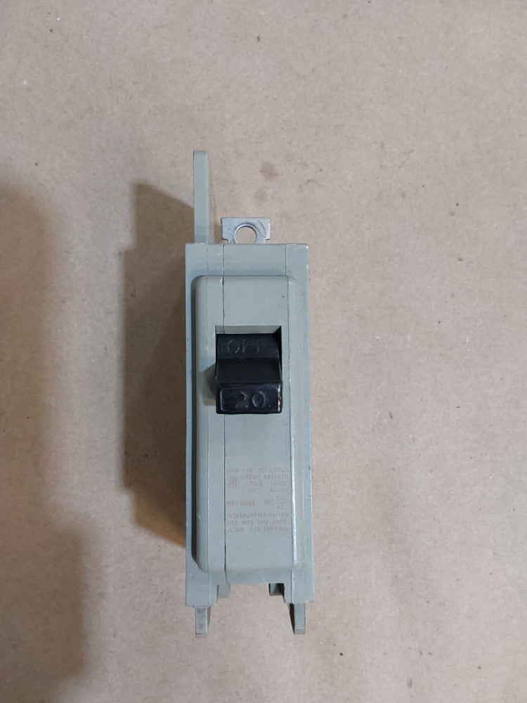 ITE Siemens HB1B020 1 Pole 20 Amp 120V Gray Body Circuit Breaker