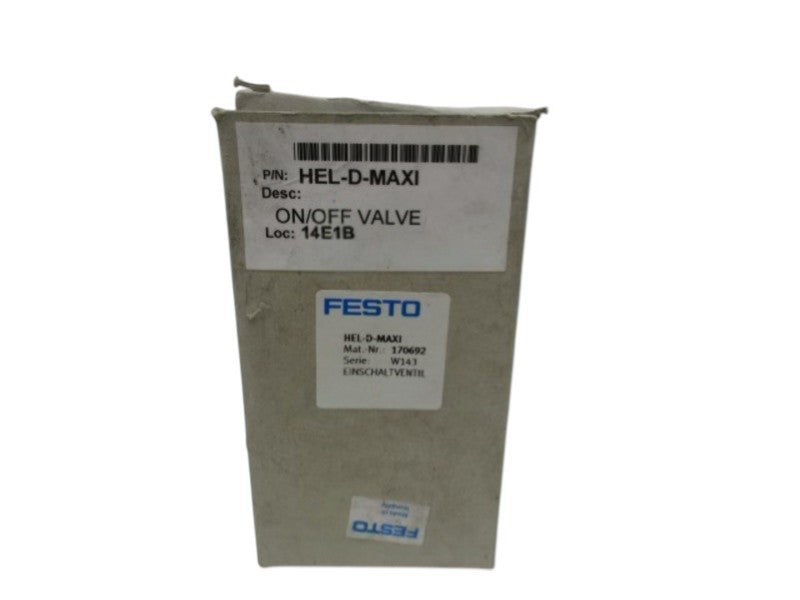 FESTO HEL-D-MAXI ON/OFF VALVE  NSMP