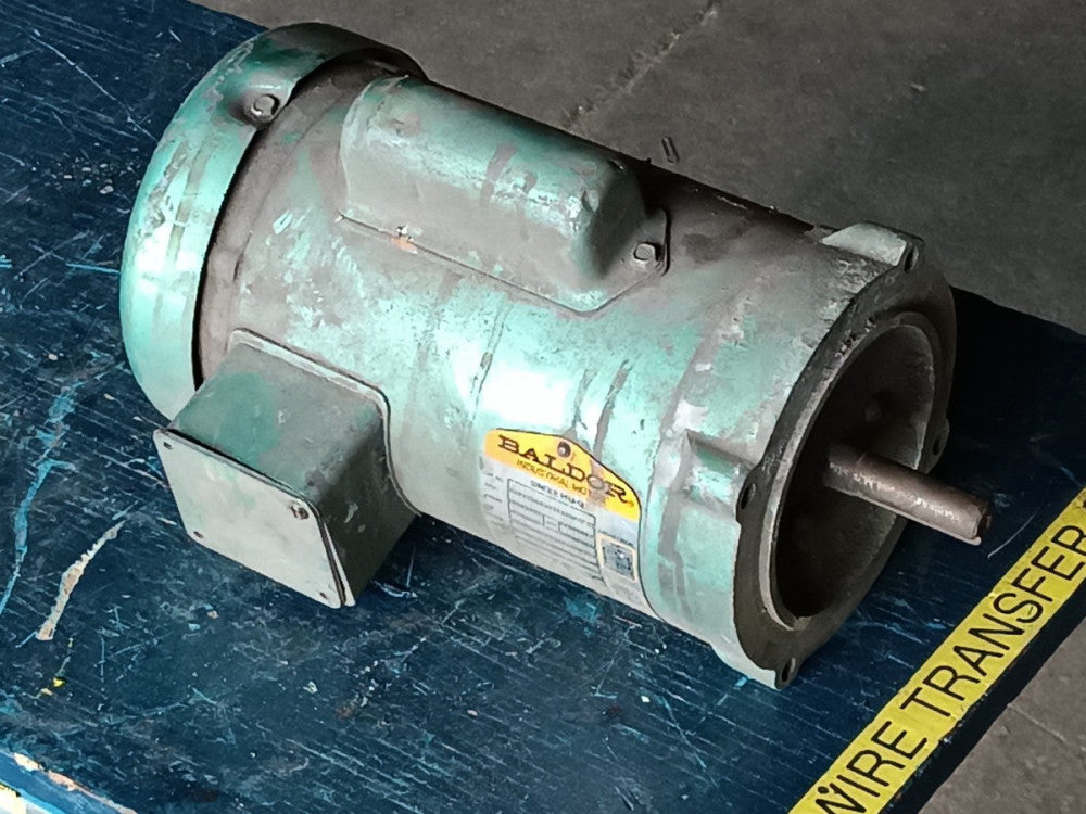 Baldor VL3501 AC Motor, 1/3hp, 1725rpm,115/208-230vac, TEFC, 56C, Single Phase