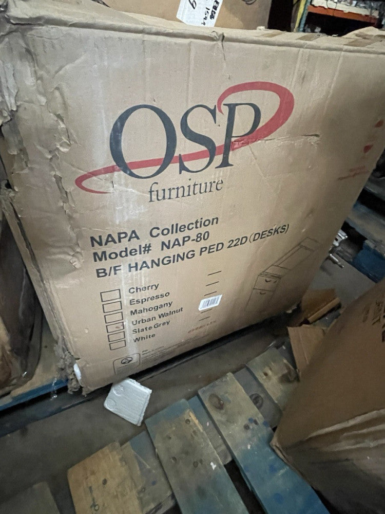 BRAND NEW OSP FURNITURE NAPA COLLECTION NAP-80 B/F HANGING PED 22D (DESKS)