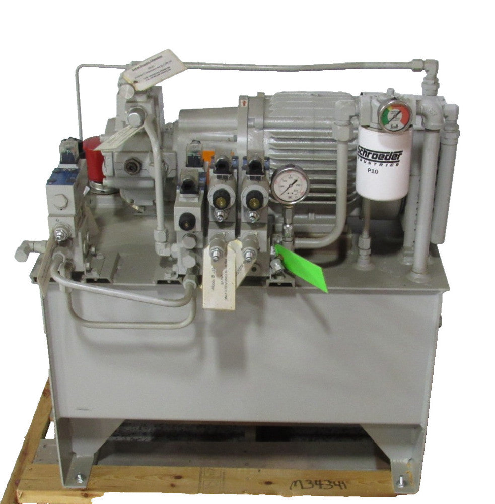 NEW TEC-HACKETT F-2816-B1 HYDRAULIC PUMP 20GAL 3HP 230/460V PVX8B30RFP1S17A
