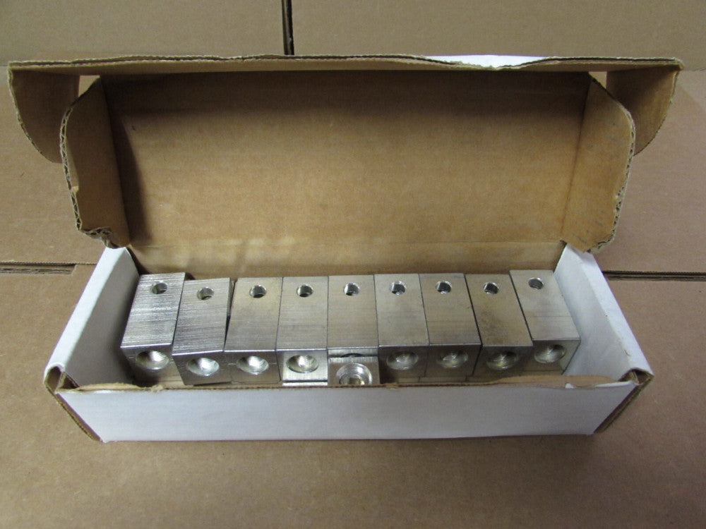 CASE OF 19PCS BURNDY KA29U 6STR-250 DUAL RATED LUGS ITEM#392015, NEW IN BOX!!