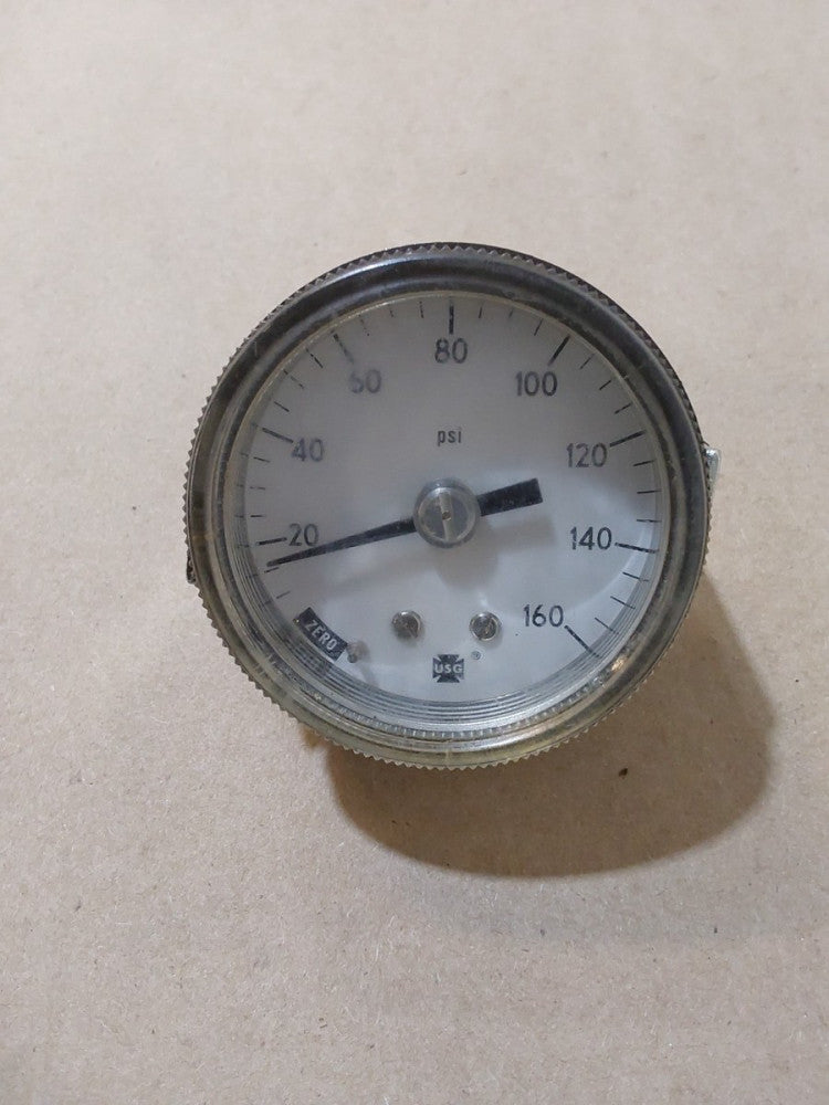 USG 0-160 PSI 2" FACE PRESSURE GAUGE 3/8" PIPE