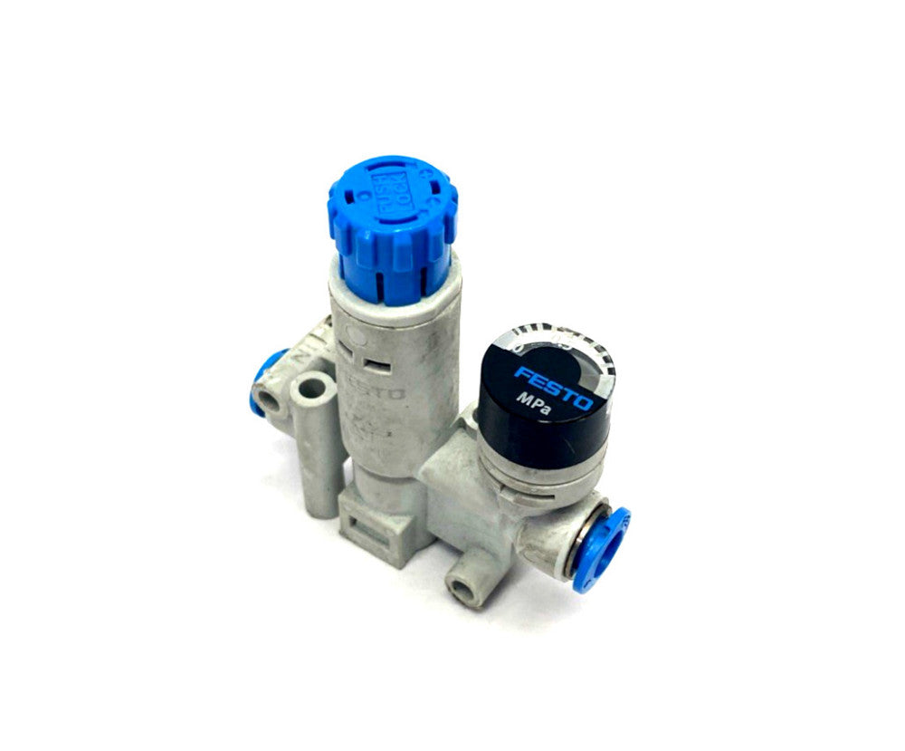 Festo VRPA-CM-Q6-E Pneumatic Pressure Regulator Fitting 6mm Tube O.D. 8086004