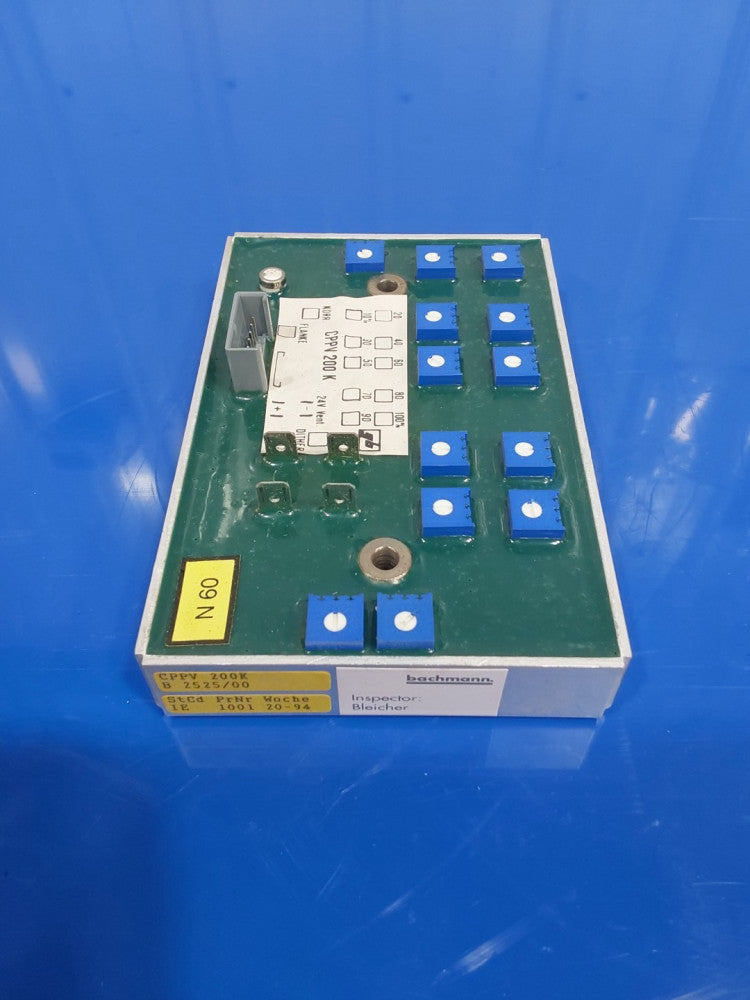 BACHMANN ELECTRONIC B 2525/00 Amplifier CPPV 200K CPPV200K