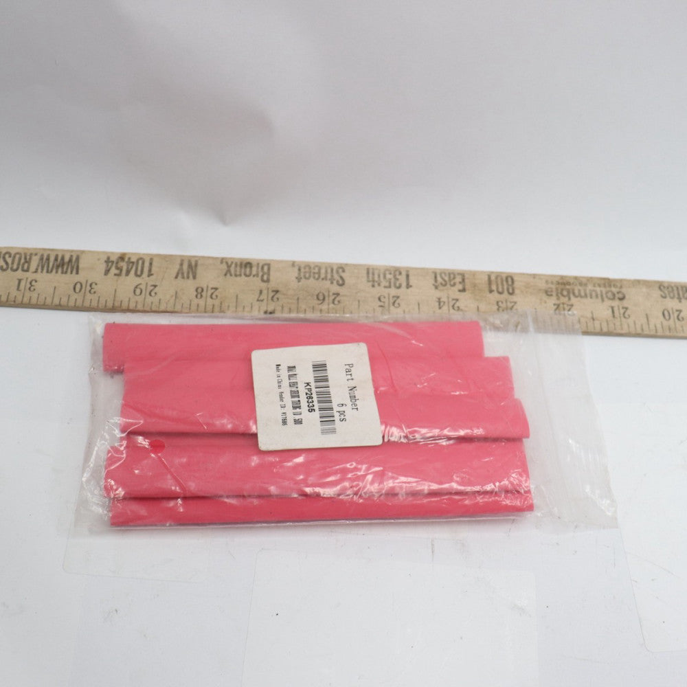 (6-Pk) Heavy Wall Adhesive-Lined Heat Shrink Red 6" KP26335