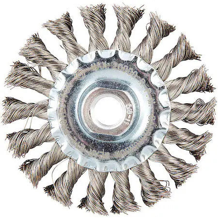 Zoro Select 66254442959 Wire Wheel Brush,0.014" Dia. Wire