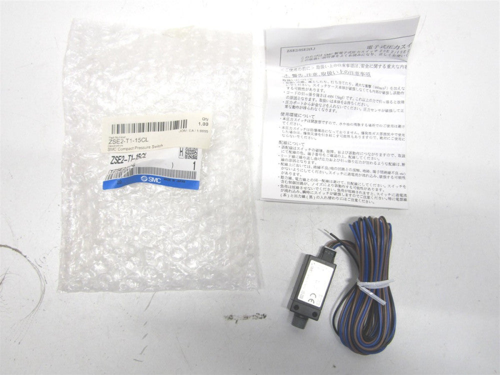 SMC Pneumatics (ZSE2-T1-15CL) 1/8" NPT Inlet NPN Solid State Vacuum Switch 