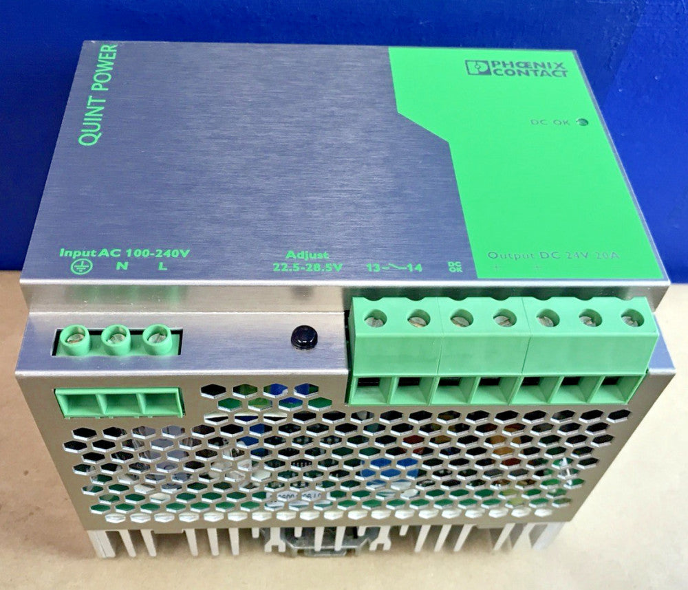 Phoenix Contact Quint-PS-100-240AC/24DC/20A Power Supply 2938620