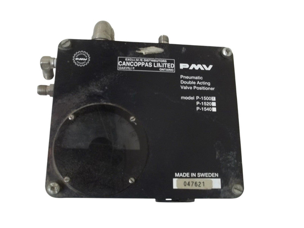 PMV P-1500 PNEUMATIC DOUBLE ACTING VALVE POSITIONER(AS PICTURED) UNMP