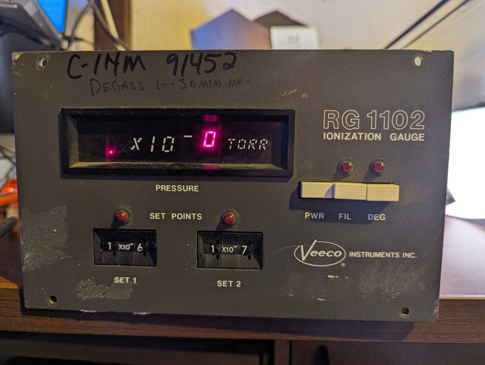 Veeco Instruments Ionization Gauge Control Model RG-1102