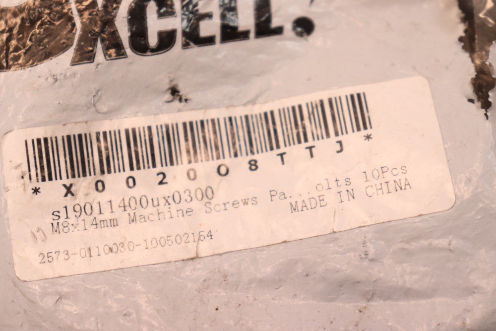 (10-Pk) Uxcell Pan Phillips Cross Head Machine Screws M8x14mm A18113000UX0652