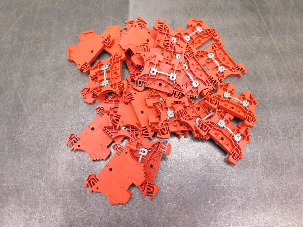 Lot Of (25) Weidmuller WDU 2.5V Terminal Block Rating: 400V 20A