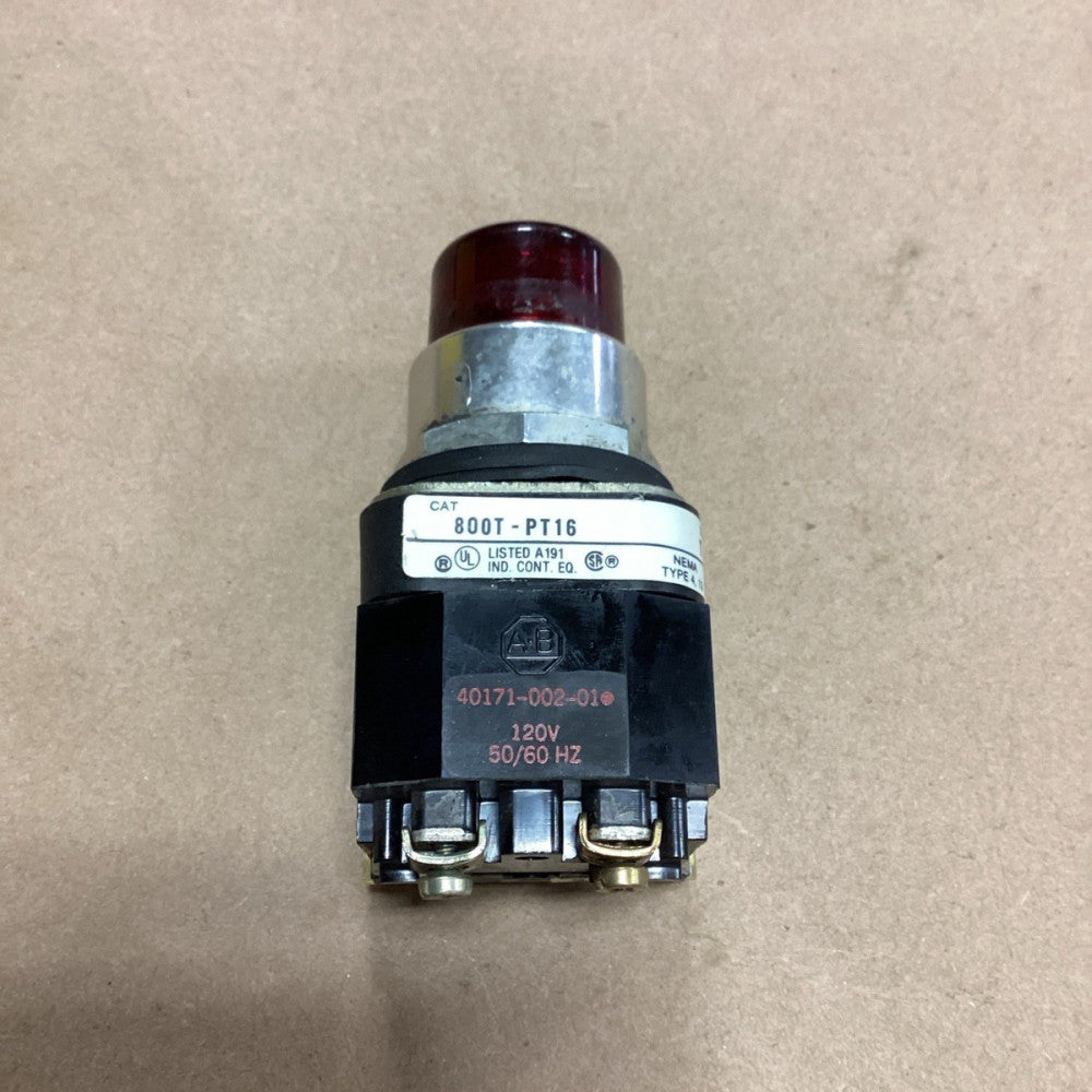 Allen Bradley 800T-PT16 SER T Illuminated Pushbutton