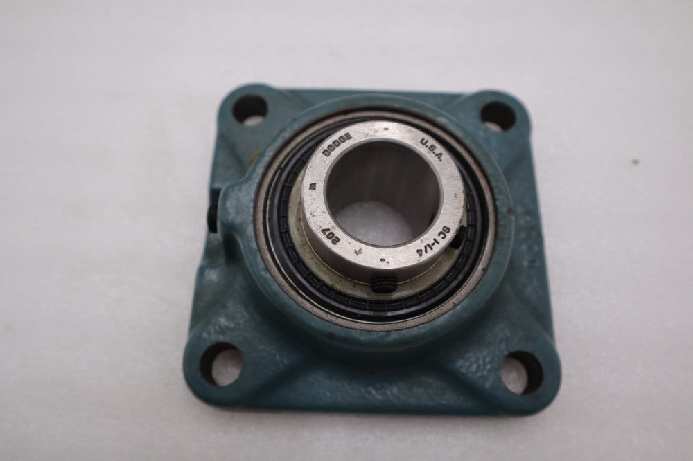 NEW DODGE 126528 F4B-SC-104 MOD FLANGE MOUNT BALL BEARING HOUSING STOCK H503A