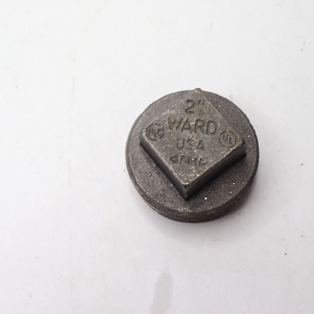 Ward Square Head Plug Threaded Fitting A105 Forged Carbon Steel 2"
