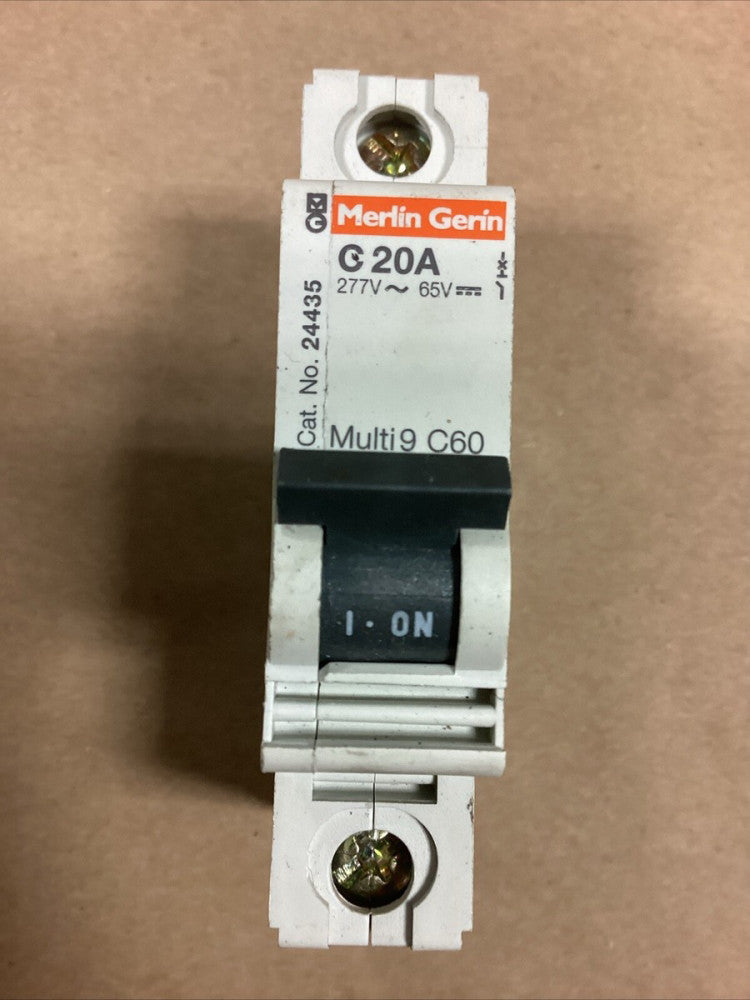 Merlin Gerin Breaker 24435 C20A Circuit Breaker 20A 1P Multi9 C60 G93