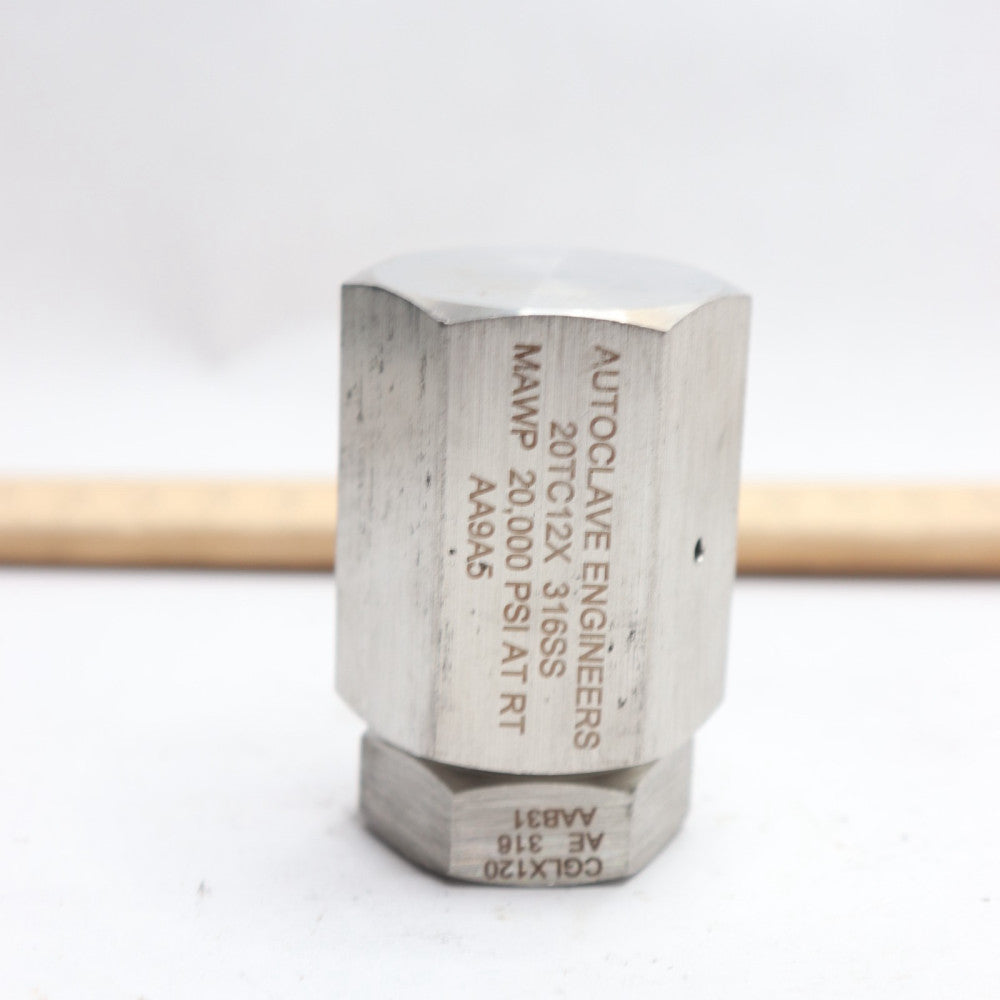 Autoclave Engineers Female Tube Cap Medium Pressure 20TC12X