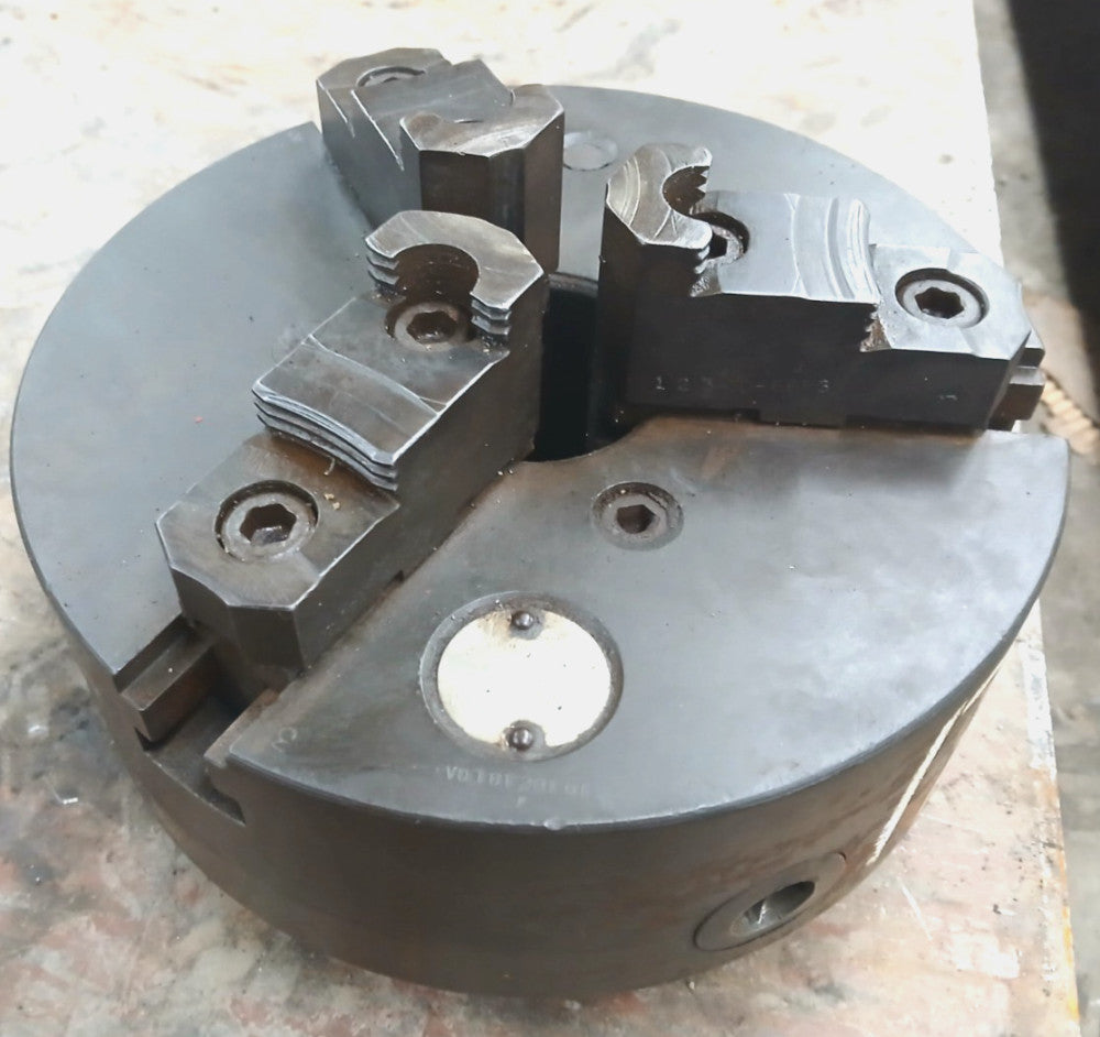 SKINNER-HORTON 10" THREE JAW LATHE CHUCK 10 102 10 L0A BORE ID 2-1/2" OD 2-5/8