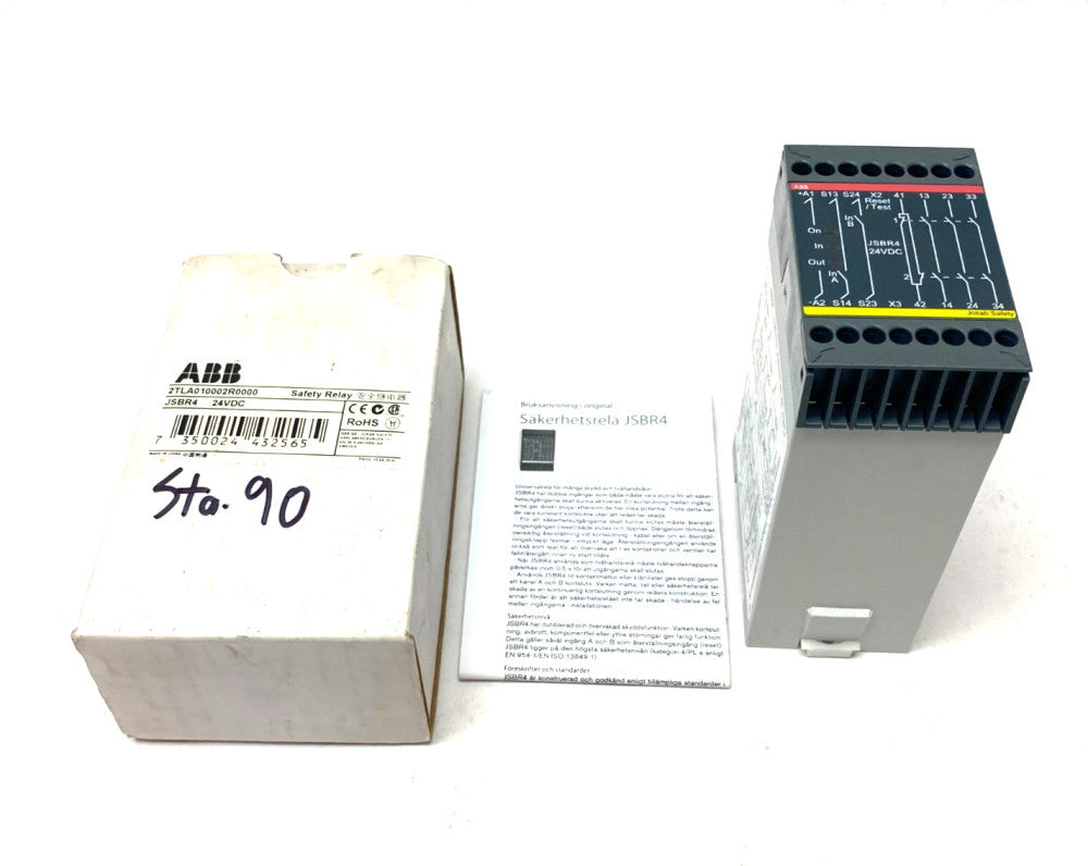 ABB 2TLA010002R0000 Jokab Safety Relay 24VDC JSBR4