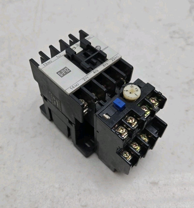 Shihlin S-P12 AC Magnetic Contactor 200-220V w/ TH-P12 Overload Relay Used