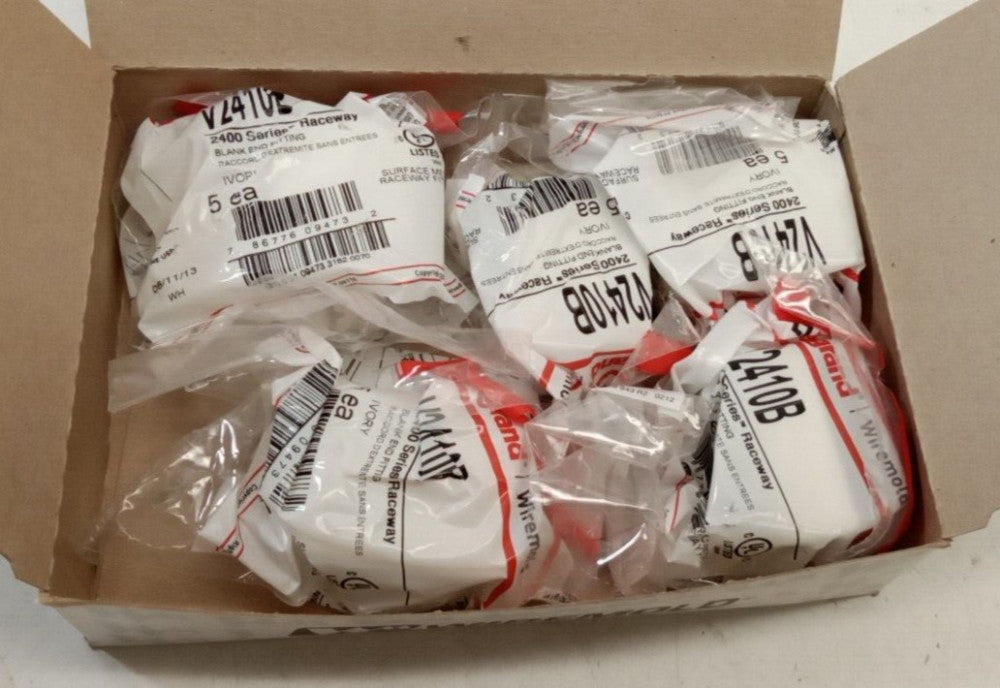 Legrand Wiremold V2410B Blank End Fitting (Lot Of 25)