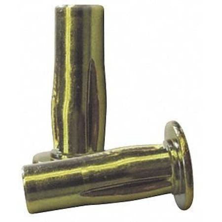 Zoro Select Cpb2-2520-500-25 Rivet Nut, 1/4"-20 Thread Size, 0.645 In Flange