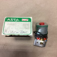 ASCO 8320B13 120V/60  1/8" Solenoid Valve Red Hat
