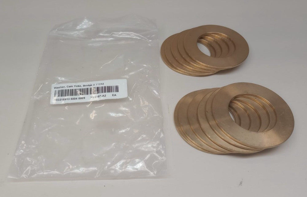 Washer 11312 Cam Yoke Washer 2" ID X 3-3/8" OD X 1/8" Width (Pack of 11)