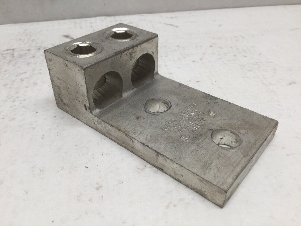 ILSCO D2059 2 Barrel Aluminum Solderless Lug AU 800 2NS 300-800MCM AL9CU