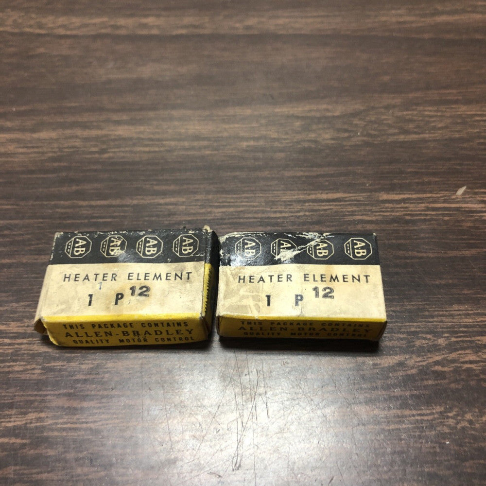 ALLEN-BRADLEY Thermal Overload Heater #P12 Lot Of 2