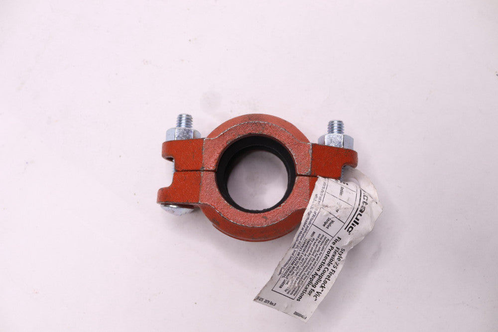Victaulic 75 Flex Flexible Coupling for Fire Protection Orange Steel 1 1/4" 
