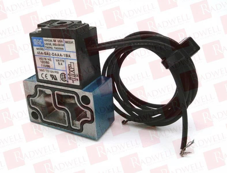 MAC VALVES INC 45A-SA2-DAAA-1BA / 45ASA2DAAA1BA (NEW IN BOX)