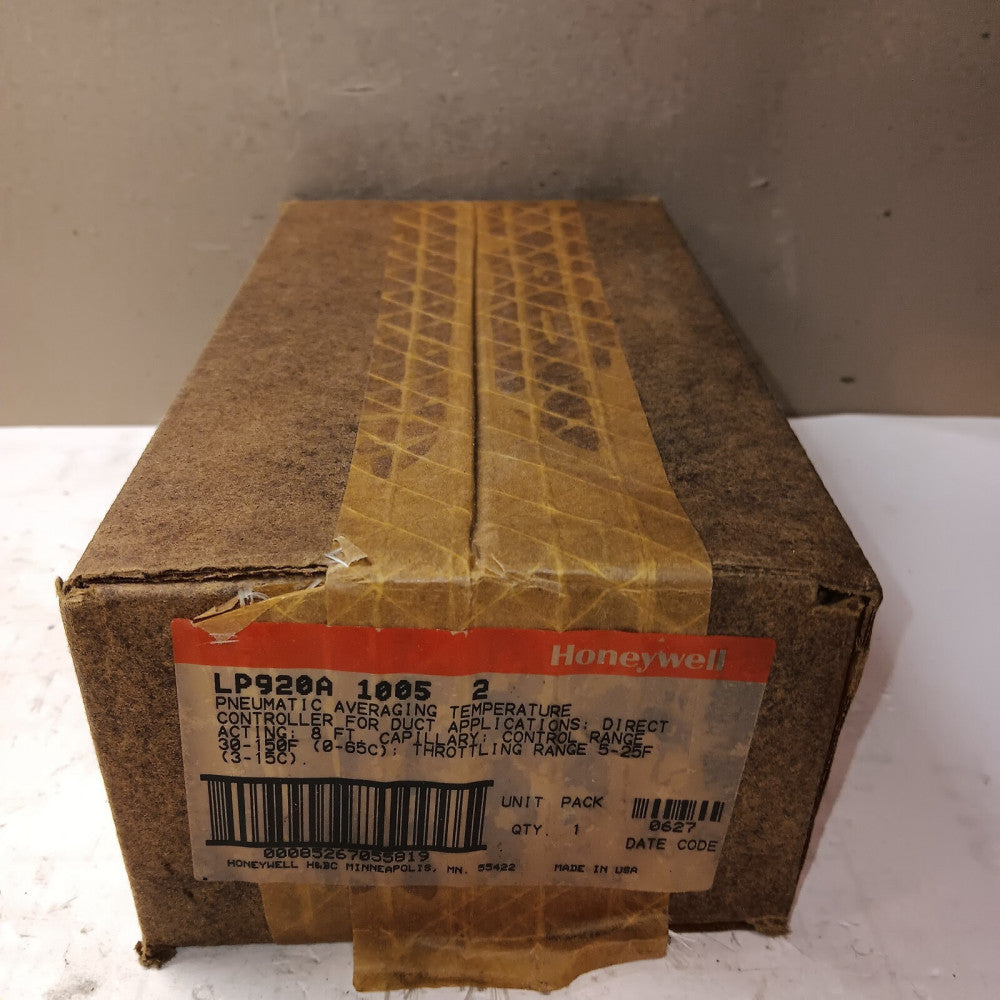 NEW HONEYWELL LP920A1005 PNEUMATIC AVERAGING TEMP CONTROLLER 8 FT DIRECT ACT