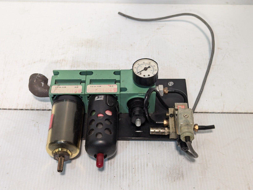 Numatics Pneumatic Regulator Assembly with F21A-03A / F21D-03A / 031SA4002