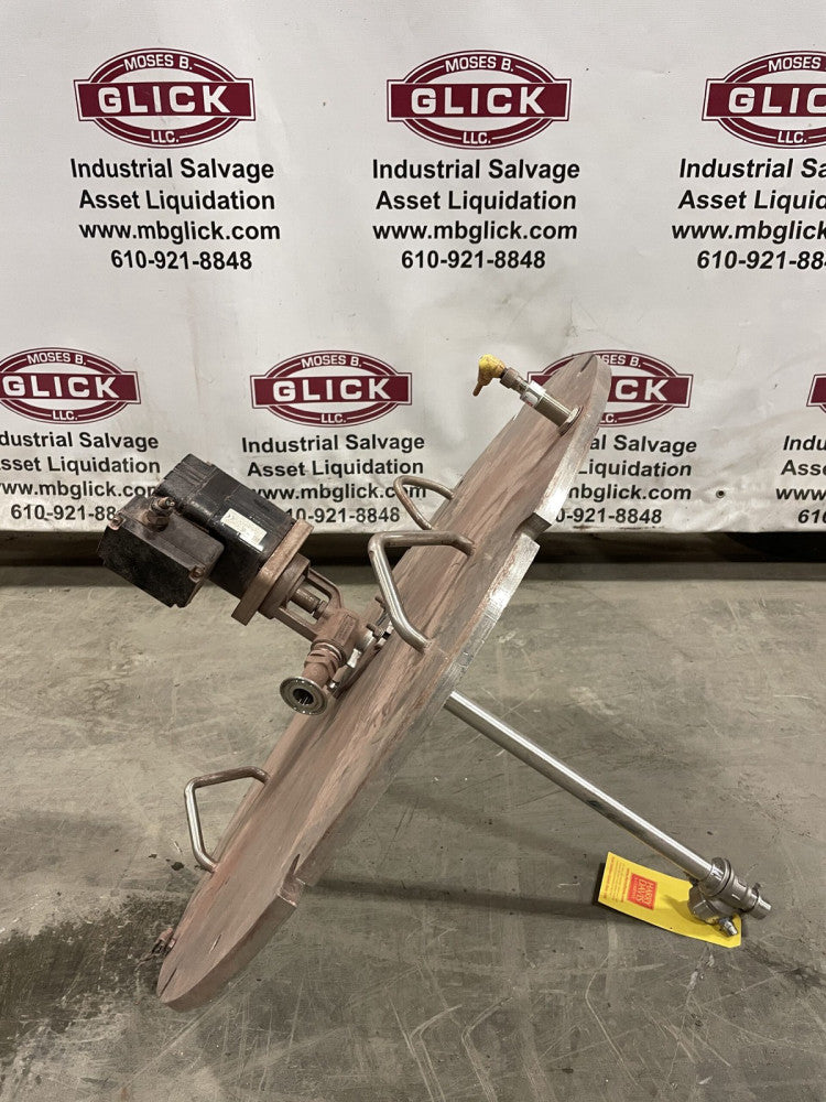 Spraying Systems AA190E-1.5 Tank Cleaner / CIP Lid for Readco tanks 200F 500psi