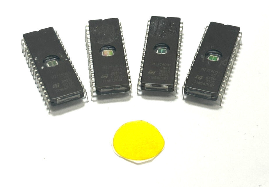 SINGAPORE EPROM  M27C4001-10F1  32 PIN  LOT OF 4