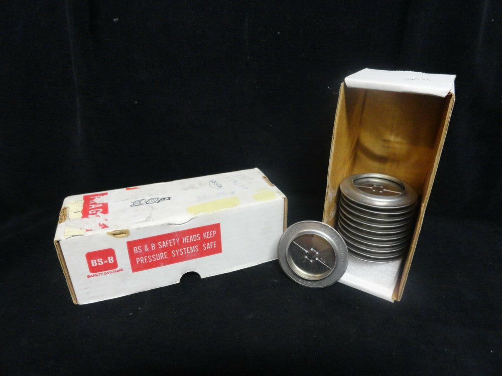 BS&B SAFETY SYSTEMS ~ RUPTURE DISK (LOT OF 11) MODEL TC ~ ST-0-0076-000 ~ NEW